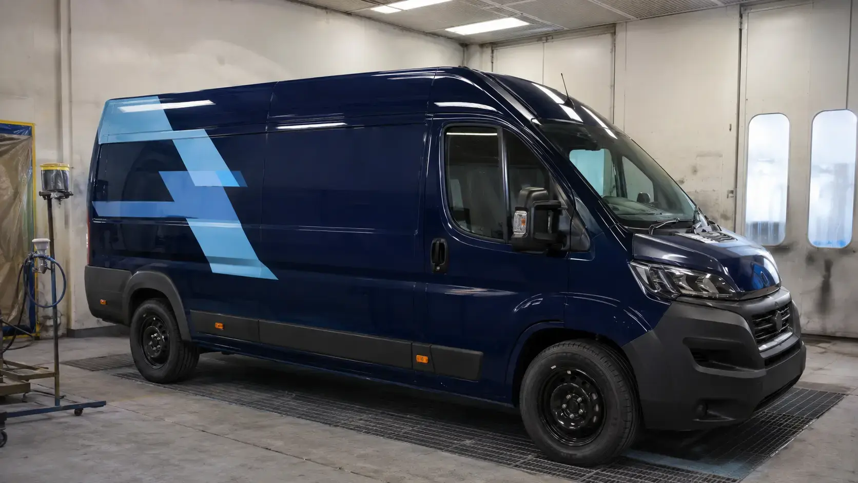 Commercial van with a professional business finish